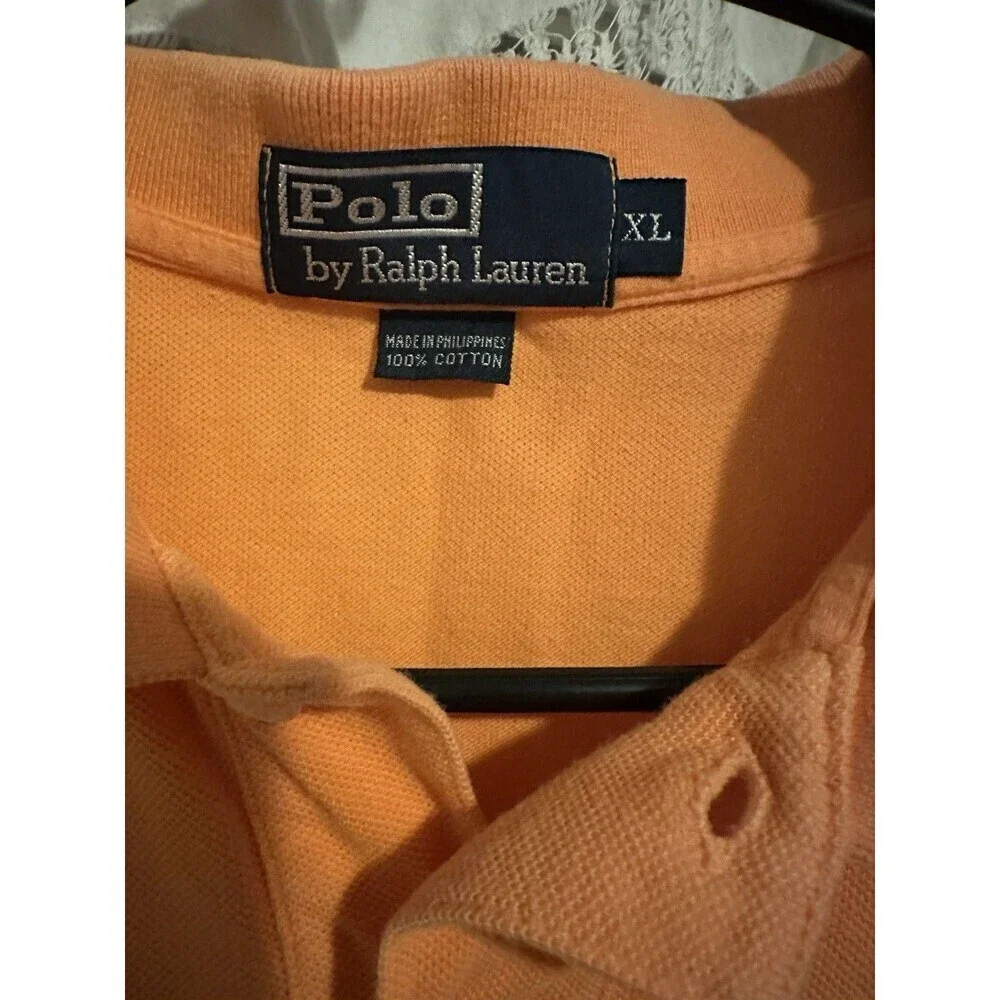 Polo Ralph Lauren 3 Button Neckline Logo Polo Shirt  XL Golf Casual Sports